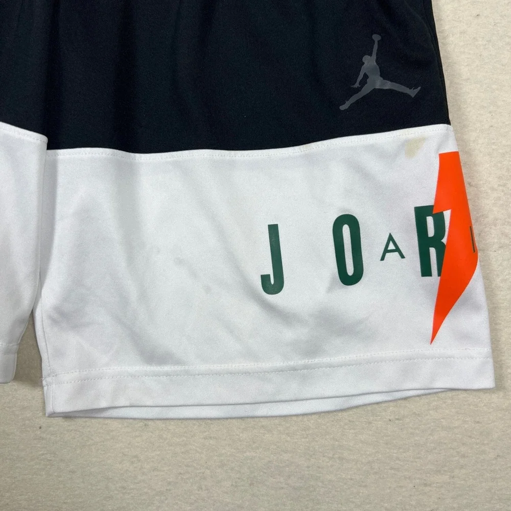 Air Jordan‎ Breathe Like Mike Gatorade Shorts Mens M Black White AJ1648-010